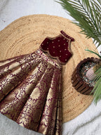 Pihu Maroon Designer Lehenga Set