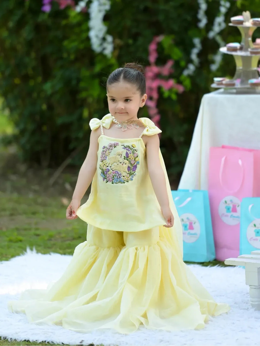 Riya Sunshine Bloom Sharara Set