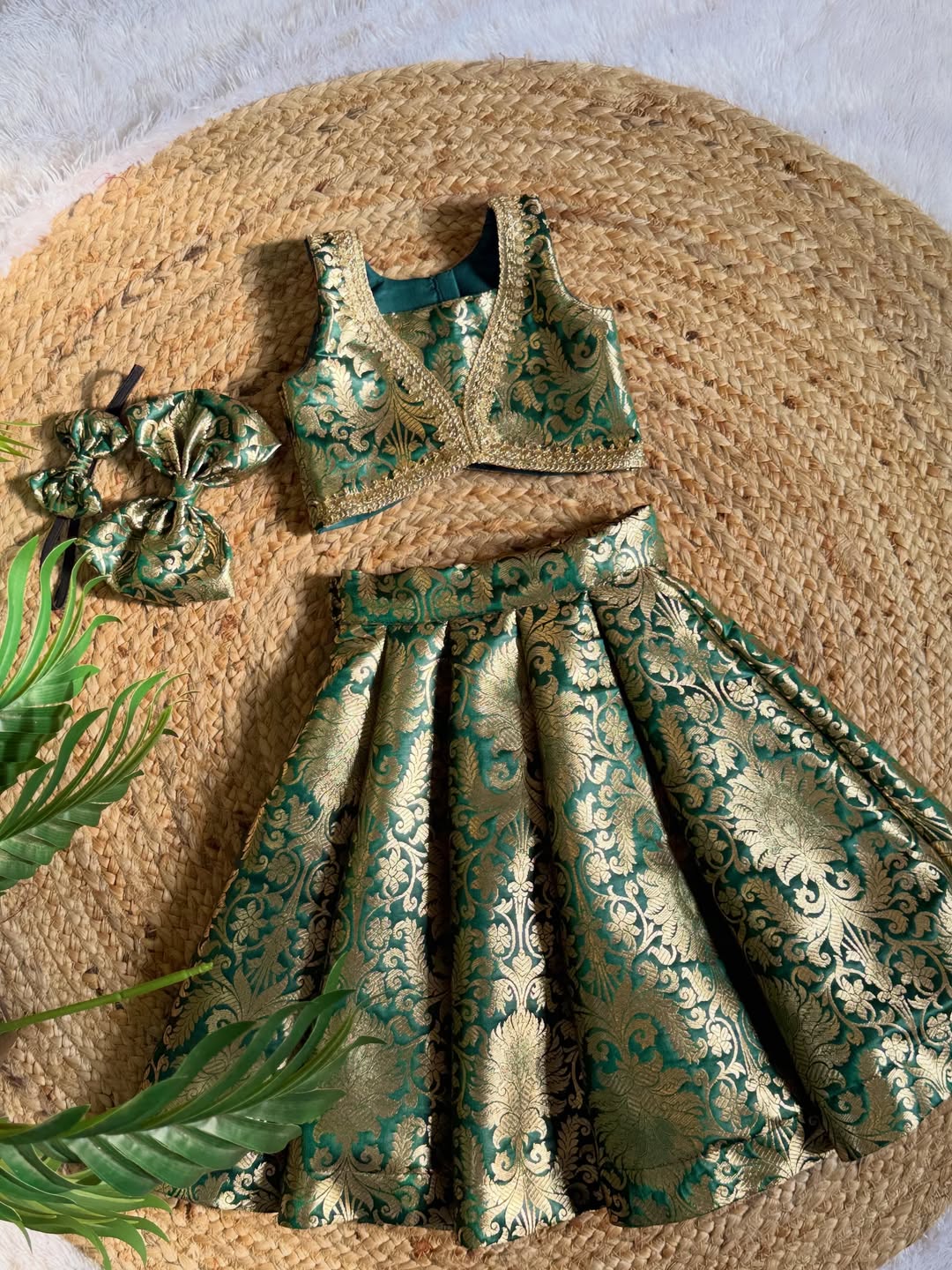 Emerald Royal Princess Lehenga Set