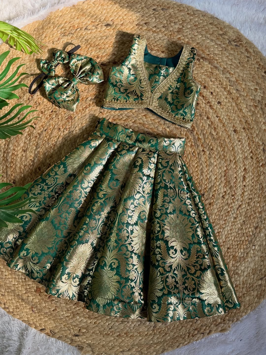 Emerald Royal Princess Lehenga Set