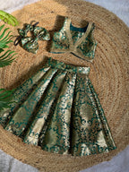 Emerald Royal Princess Lehenga Set