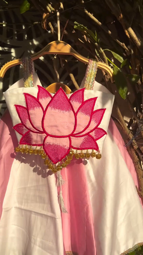 Anaya Pink Lotus Bloom Lehenga Set