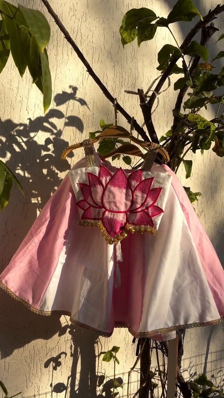 Anaya Pink Lotus Bloom Lehenga Set