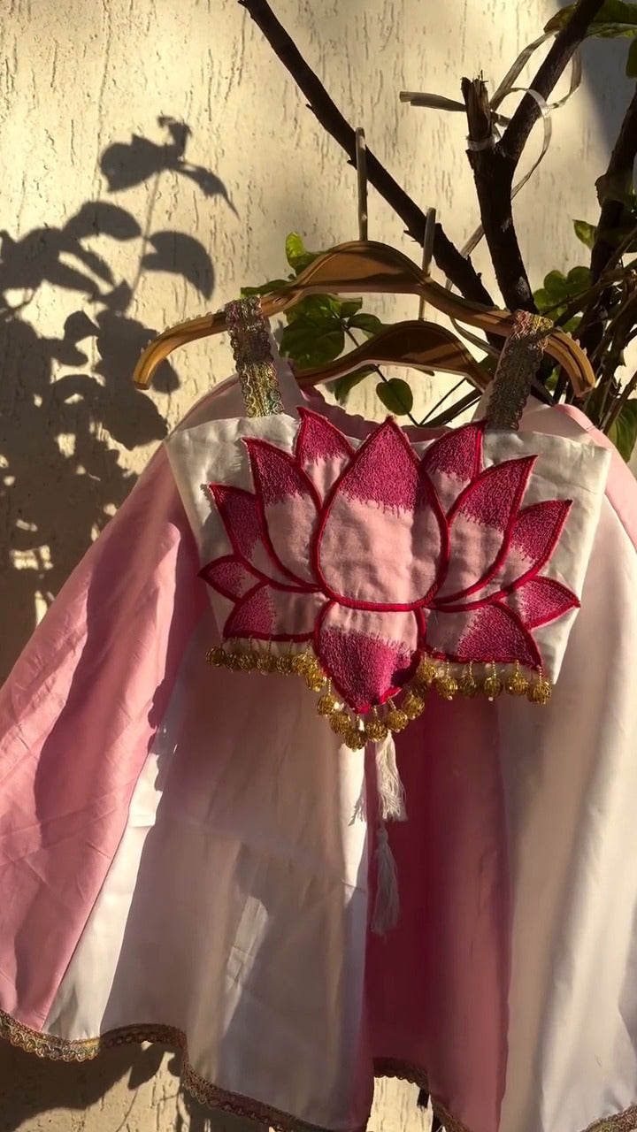 Anaya Pink Lotus Bloom Lehenga Set