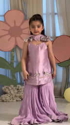 Lilac Princess Sharara Set