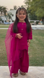 Little Princess Rani Pink Kids Suit Set