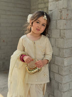 Saanvi Premium Cream Festive Outfit