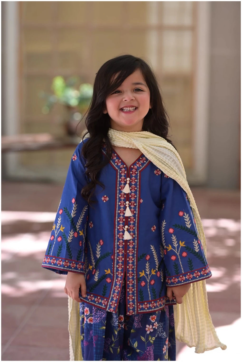 kavya Embroidered Ethnic Kurta Shalwar Set