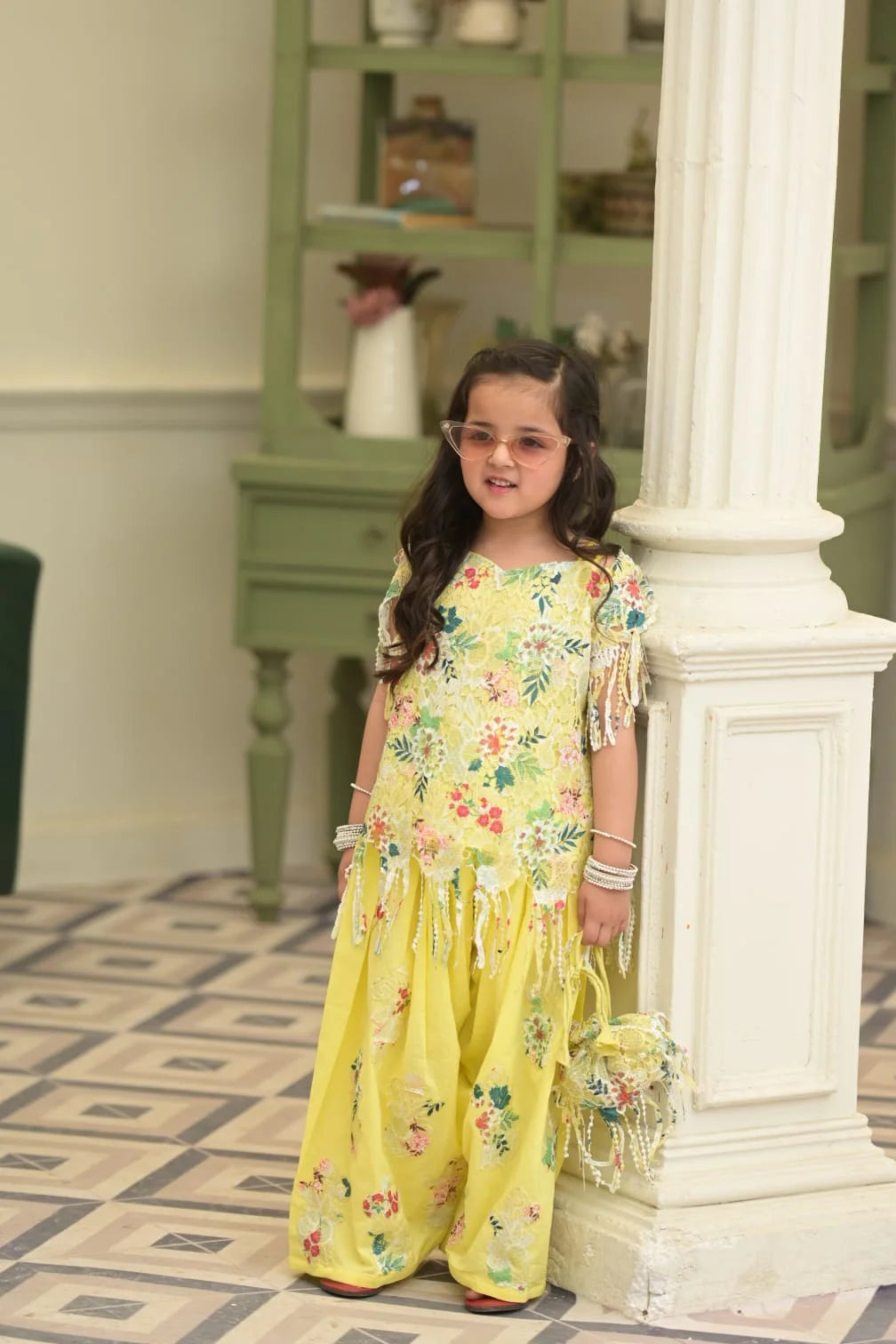Sunshine Floral Fringe Set