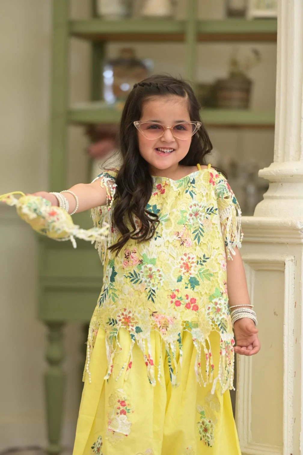 Sunshine Floral Fringe Set
