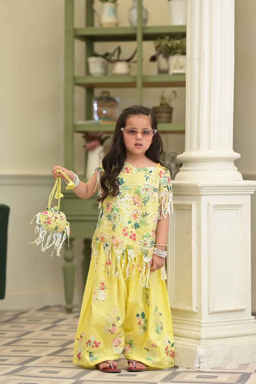 Sunshine Floral Fringe Set