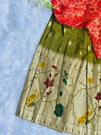 Trending Premium Brocade Fabric Kids Lahenga Choli