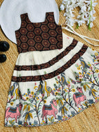 Navratri Special Pure Cotton Fabric With Embroidery work Lahenga Choli