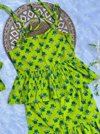 Exquisite Pure Cotton Print Kids Cord-Set