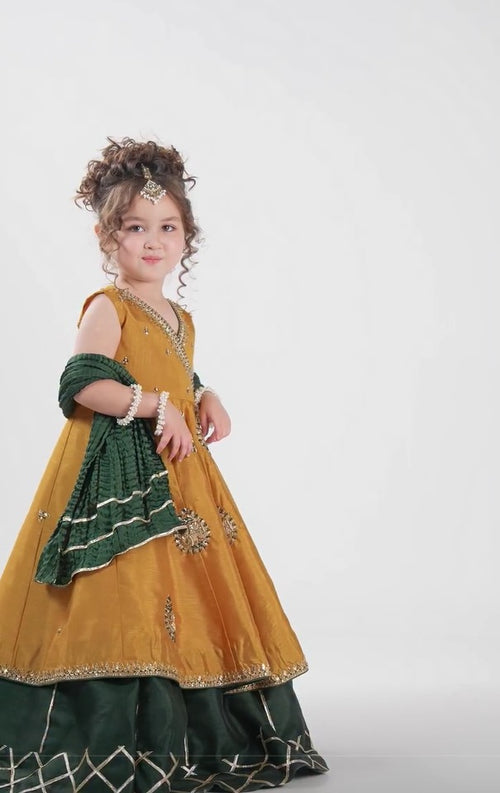 Aaradhya Mustard Royale Lehenga Set