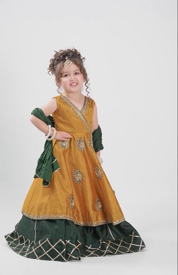 Aaradhya Mustard Royale Lehenga Set