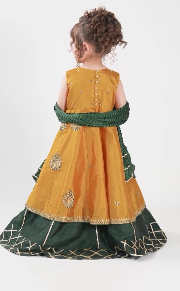 Aaradhya Mustard Royale Lehenga Set