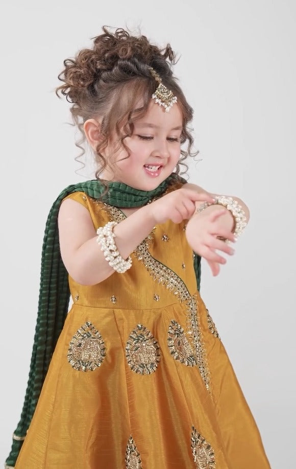Aaradhya Mustard Royale Lehenga Set
