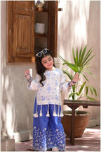 Anaya Blue Blossom Sharara Set