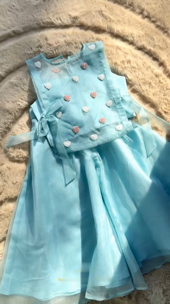 Myra Aqua Heart Princess Dress