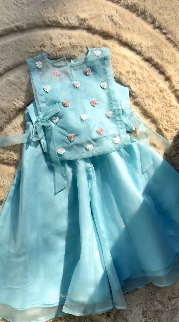 Myra Aqua Heart Princess Dress