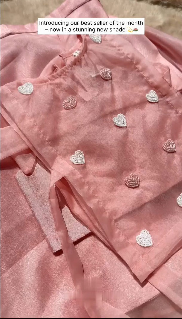 Anaya Blush Heart Sharara Set