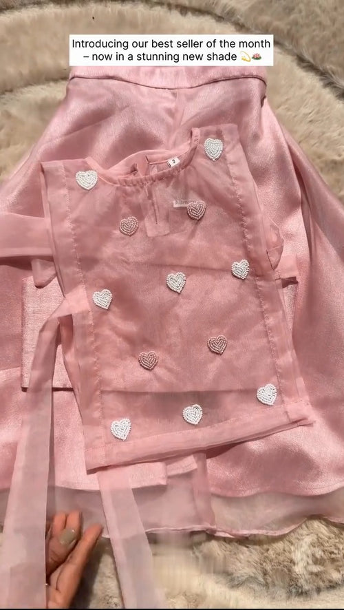 Anaya Blush Heart Sharara Set