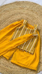 Sunshine Yellow Princess Palazzo Set
