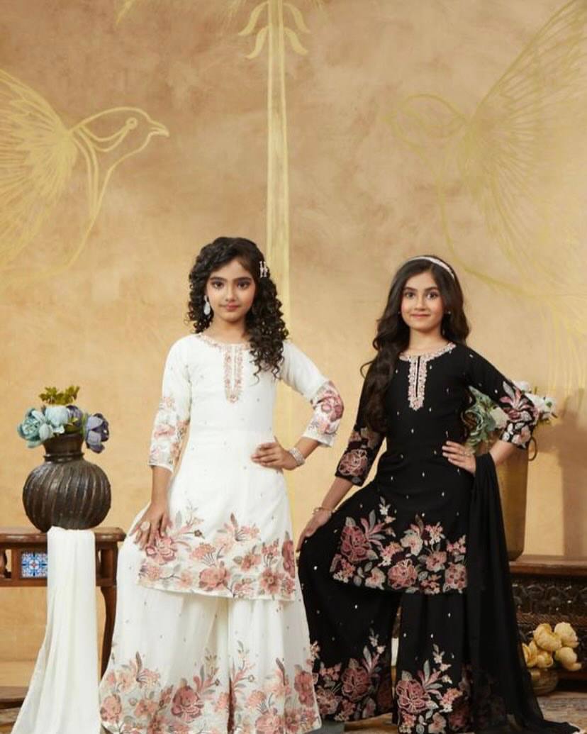 Nazakat Sharara Delicate and graceful designs.