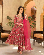 Rosewood Royal Anarkali Set