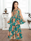 TOP WITH SARARA AND DUPATTA FULL STTICHED OC-184