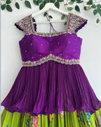NEW DESIGNER KEDIYA STYLE LAHENGA SET FULLY STTICHED OC-199