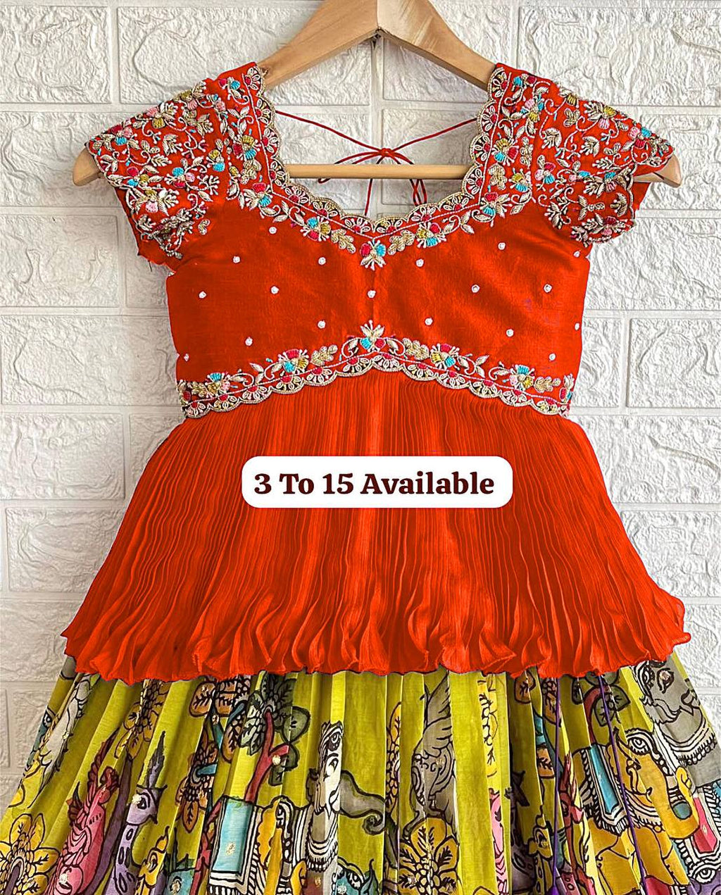 NEW DESIGNER KEDIYA STYLE LAHENGA SET FULLY STTICHED OC-200