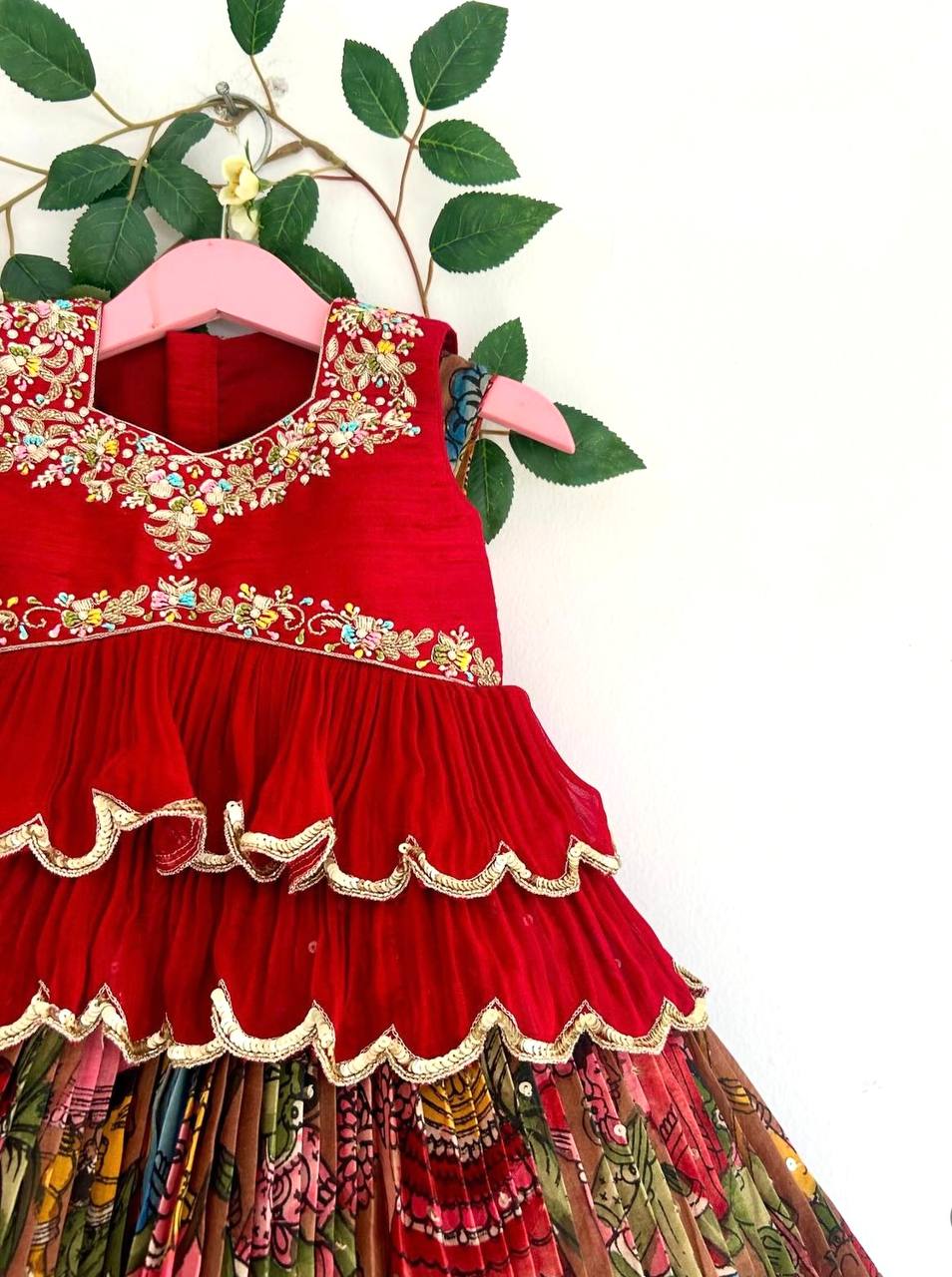 NEW DESIGNER KEDIYA STYLE LAHENGA SET FULLY STTICHED OC-189
