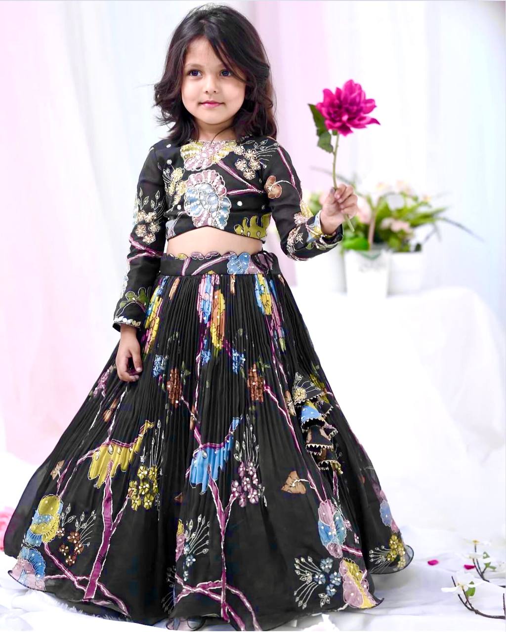 NEW DESIGNER LAHENGA CHOLI SET FULLY STTICHED OC-203
